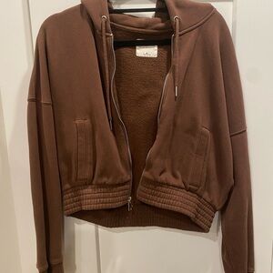 Brown Women's Hooded Jacket Abercrombie & Fitch